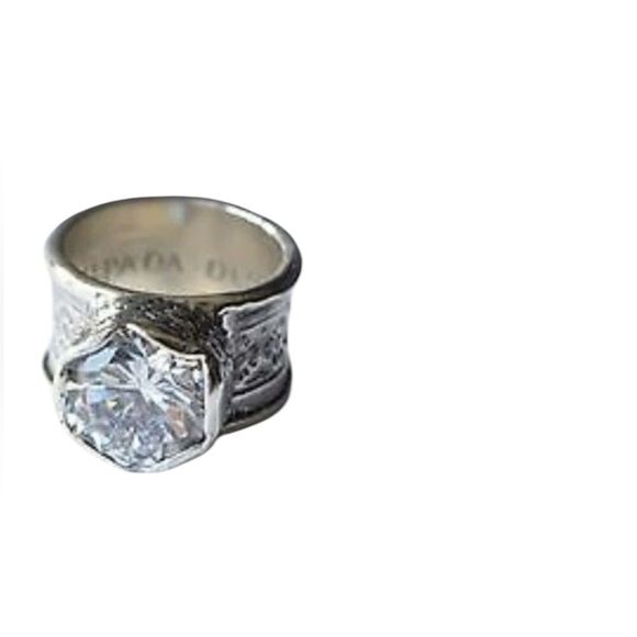 SILPADA R2208 Retired Queen for a Day Cubic Zirconia Sterling Silver Ring 5 - Picture 11 of 12